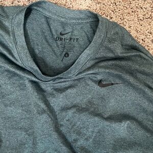 Nike Dri-FIT Heathered Green Tee
